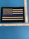 Thin Blue Line Usa American Flag Embroidered Patch Tactical Flag Hi Qlty 3 X 2  