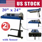 220v 6000w 20in X 24in Automatic Ir Flash Dryer With Sensor For Screen Printing