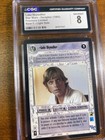 Star Wars Ccg Swccg Graded Card Lot Luke Qui-gon Mace Windu Look 