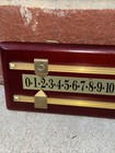 Snooker Scoreboard Mahogany Finish