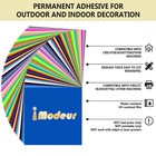 Permanent Adhesive Vinyl Sheets Bundle  86 Pack For Cutting Machines And Crafts