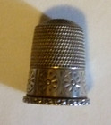 Simons Sterling Silver Thimble Size 11 Vintage Sewing Collectible
