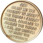 8 Year Addiction Recovery Medallion  Phoenix In Flames  Sobriety Chip  Aa