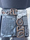 Vintage Letterpress Printers Block Type Cuts Dingbats Variety Of Designs  94