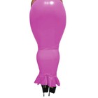 Pvc Leather High Waist Skirt Bodycon Hobble Skirts One-step Hip Pencil Skirts