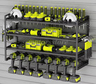 Power Tool Organizer Wall Mount extended Large Heavy Duty 8 Drill Holder 4 Layer