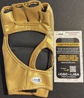 Khabib Nurmagomedov Signed Autographed Ufc Gold Fight Glove Jsa Coa The Eagle