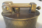Vintage Swiss Made Dunhill Brilux Brass Lift Arm Table Lighter