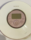 Sony Walkman Portable Cd Player - White Pink D-ne320 Atrac Plus Mp3 Works Rare    