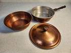 Vintage Copper 7  Chafing Dish