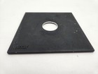 Sinar 5 5 x5 5  5 1 2  Square Metal Lens Board W  34 6mm Copal  0 Hole