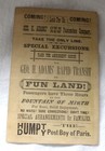 Vintage Pantomime Strobride Lithograph Co Humpty Dumpty Post Boys Of Paris Adams