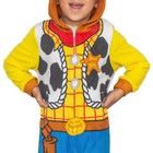 Child Boys Disney Toy Story Sheriff Woody Hooded Union Suit Halloween Costume