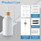 Shampoo And Conditioner Dispenser  Body Wash Shower Soap Dispenser Wall Mounted 