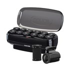 Jumbo Velvet Flocked Hot Rollers Set For Volume   Curls - Easy Heat Styling
