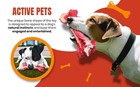 Dog Pet Chew Toys For Aggressive Chewers  Indestructible Tough Durable Bone Gift