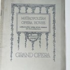 1914 1915 Metropolitan Opera House Philadelphia Grand Opera Program   Ads Book