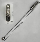 National Finger Company  Tipsy Finger Cocktail Stirrer  Novelty  Stainless Steel