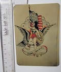 Original Vintage 1983 Antique Young American Waters  Tattoo Flash Photo 3 5x5