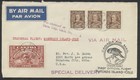 1935  e6 Special Delivery Flight Cover Mckenzie Island To Cole Then To Oklahoma