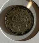         1904 Panama 5 Centesimos Silver Coin      xf   