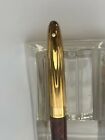 Re-issued Sheaffer Crest Opalite Red Fountain Pen - 18k 750 Fine Nib Beautiful  