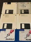 Apple Macintosh Vintage Software System Macpaint Macwrite Ii Laserwriter Disks