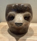 Quail Ceramics   Sloth   Pencil Pot   Vase  10cm High  New