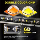 Amber white Strobe 32  Led Light Bar roof Mount Wire For Polaris Rzr Xp 1000 900