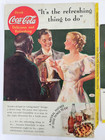 Coca Cola Lot Of 2 Vintage Mini Nat Geo Ads Drink Coke Soda 1936