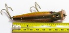 Creek Chub Golden Shiner Baby Pikie Minnow Vintage Glass Eye Wood Fishing Lure