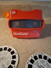 View-master 3d Red Classic Toy Slide Viewer 1970s W  Disney Slides   More
