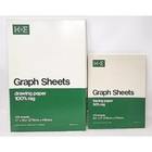 K e Keuffel   Esser 100 Graph Sheets 8 5x11  Drawing Paper Vintage Ws7c