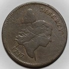 1797 Liberty Cap Half Cent - 1 Above 1  c-1  - Scratches - Us 1 2c Copper Coin