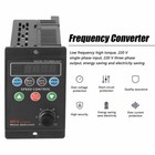 Single Phase   3-phase Variable Frequency Drive Converter Motor 750w 220v Svpwm   