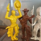 Ultra Rare Vintage 1960s Marx 3  Three Inch Complete Set Of Indians Fort Apache