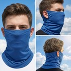 Upf 50 Neck Gaiter Fishing Face Mask Sun Protection Shield Scarf With Ear Loops