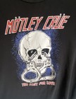 Motley Crue Band   to Fast For Love   T-shirt With Skull With Handcuffs  Size 2x