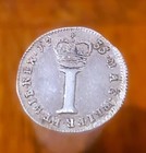1735 Great Britain Silver Penny   King George  Ii   Nice Extremely Fine