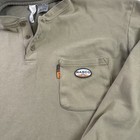 Rasco Flame Resistant Long Sleeve Henley Beige Fr Shirt Men s 2xl