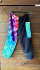 Towel Pants Rainbow Tie Dye And Black