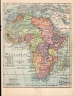 1911 Antique Map Of Africa Atlas Map Africa Gallery Wall Decor  Smap 2428