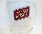 Vintage Schlitz Milwaukee Famous Beer Goblet Pint Glass Pedestal Barware