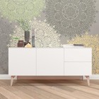 Renzo- Wall Stencil Medallion - Original And Unique Wall Stencil - Reusable Sten