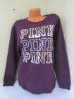 Bling Lot Victoria Secret Pink Rhinestone Logo Pullover Crew Shirt Legging M Set