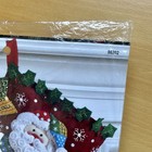 Bucilla Kit Patchwork Santa 86202 Felt Christmas Stocking Open Package 2010