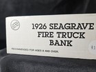 Ertl 1926 Seagrave Fire Truck Bank 1 30 Scale Inv   1222