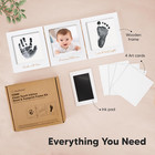 Inkless Baby Handprint And Footprint Kit For Newborn - Baby Footprint Kit  Newbo