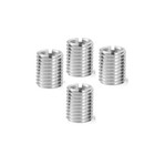 M6-m12 Thread Adapter Threaded Inserts Screw With Slotted A2 304 Stainless Steel