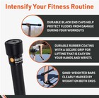 Weighted Bar 1lb Strength Training Fitness Home Gym Sculpting Exercise Workout